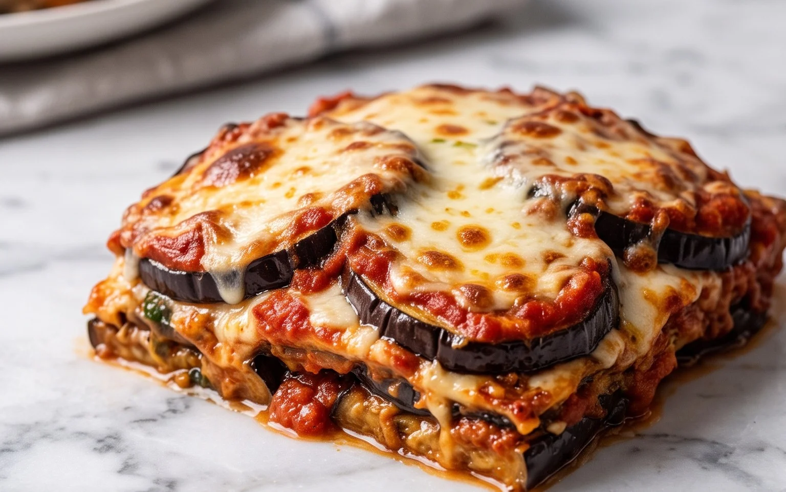 Aubergine Parmigiana au Four : Recette facile et légère