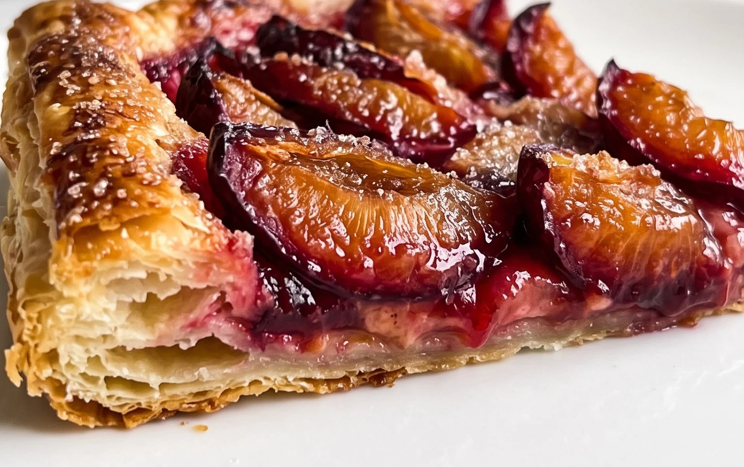 Tarte flamande aux prunes