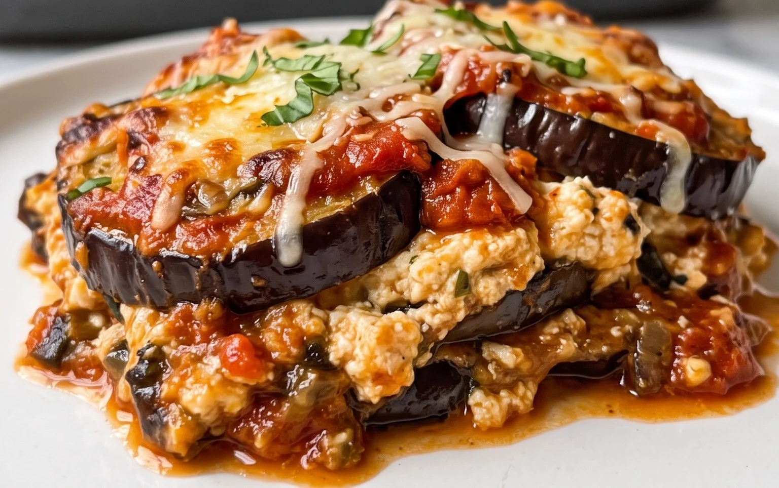 Ricotta Eggplant Casserole