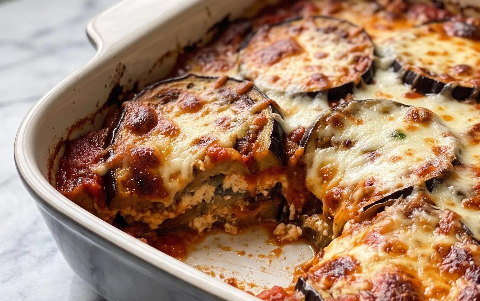 Gratin d&rsquo;Aubergines à la Ricotta Réconfortant